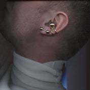 Ball Gold Ear Cuffs - 14K