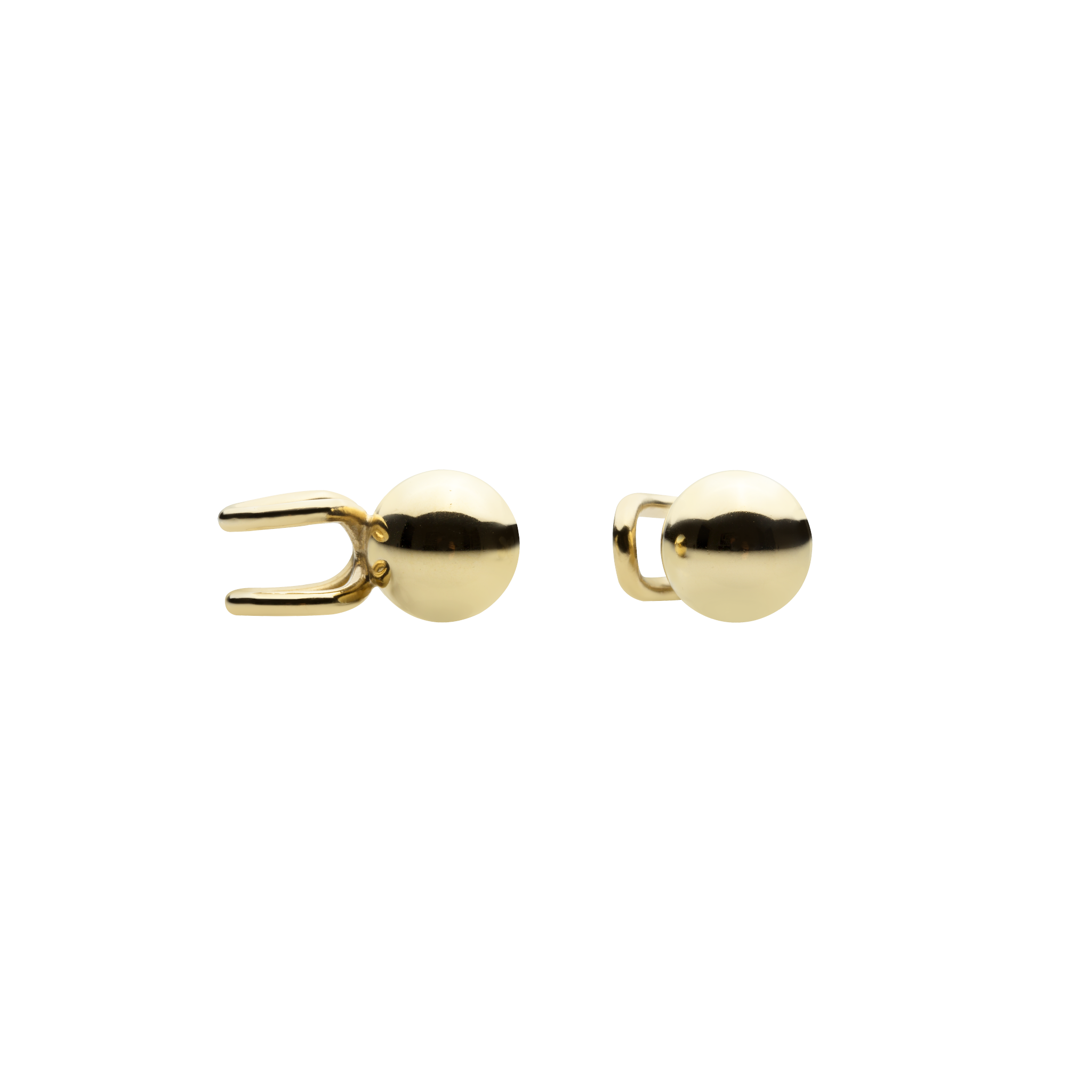 Ball Gold Ear Cuffs - 14K