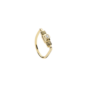 Bullet Gold Ring - 14K