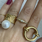 Bullet Gold Ring - 14K