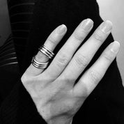 Triple Viper Ring