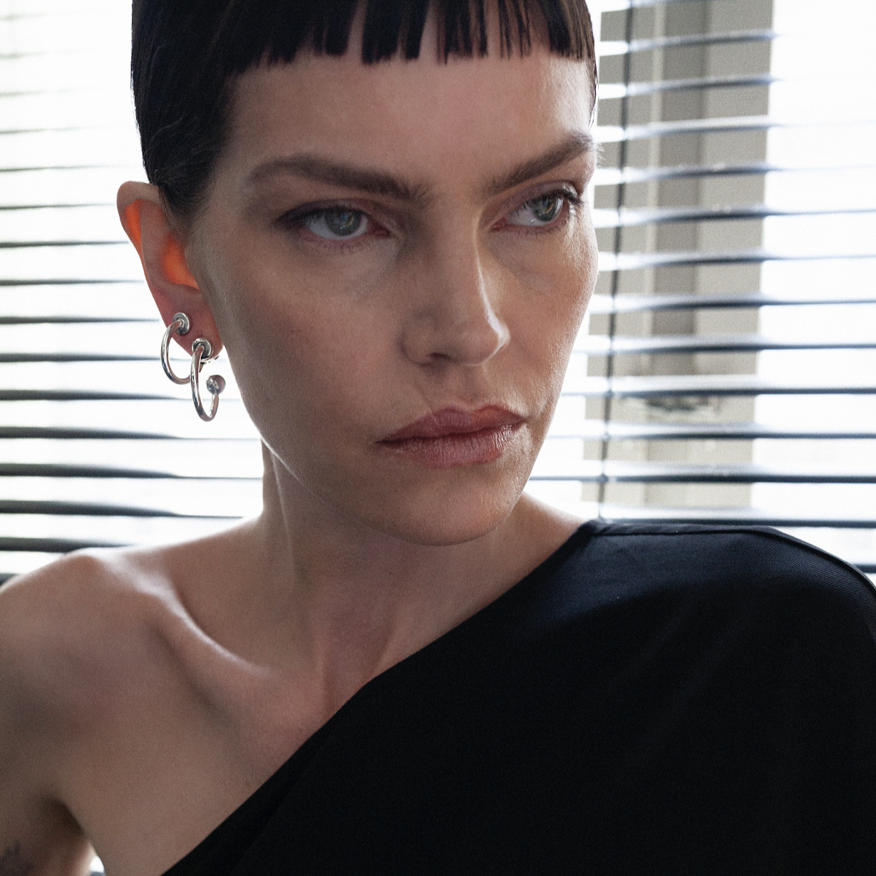 Ball Hoop Earrings