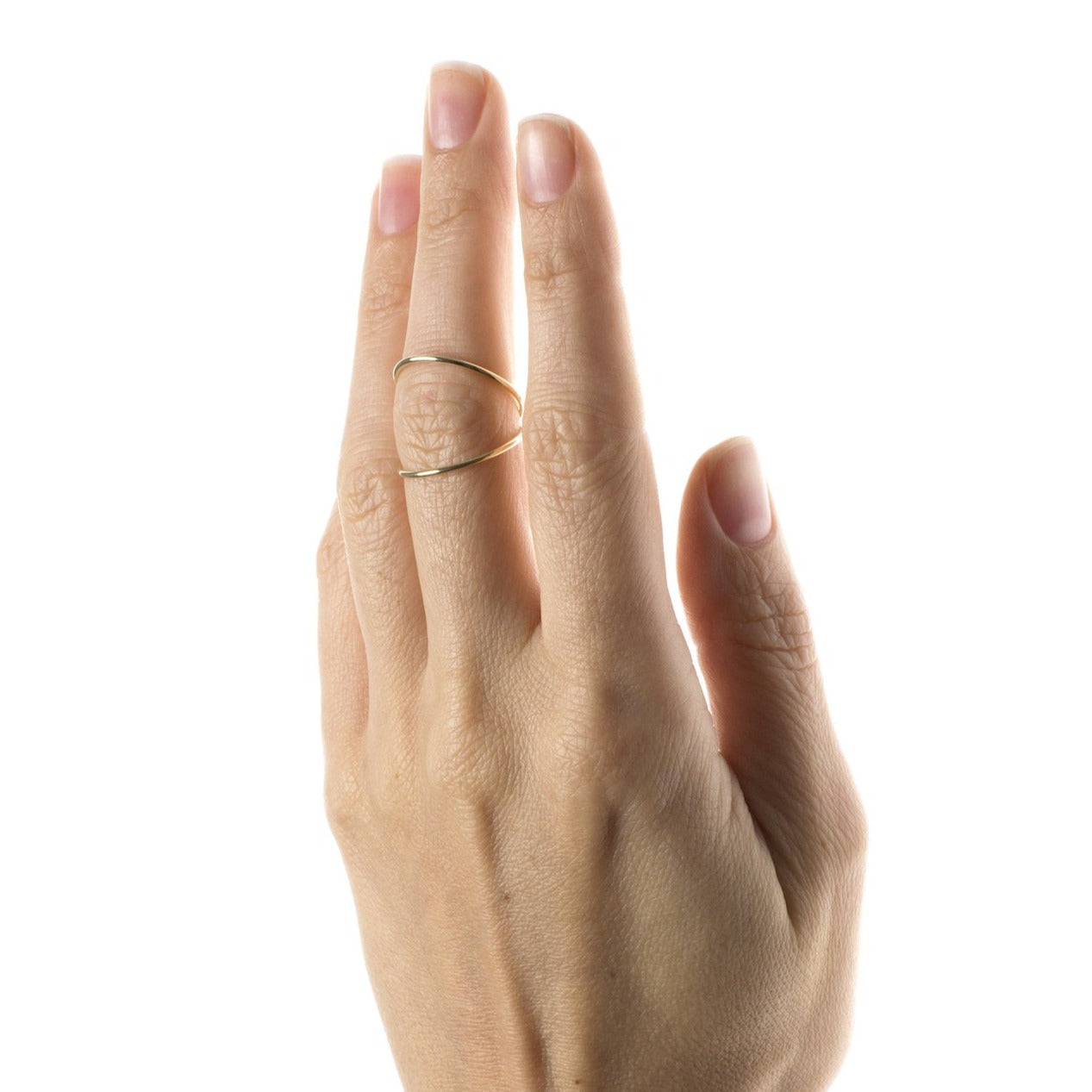 Mini Viper Gold Ring - 14K