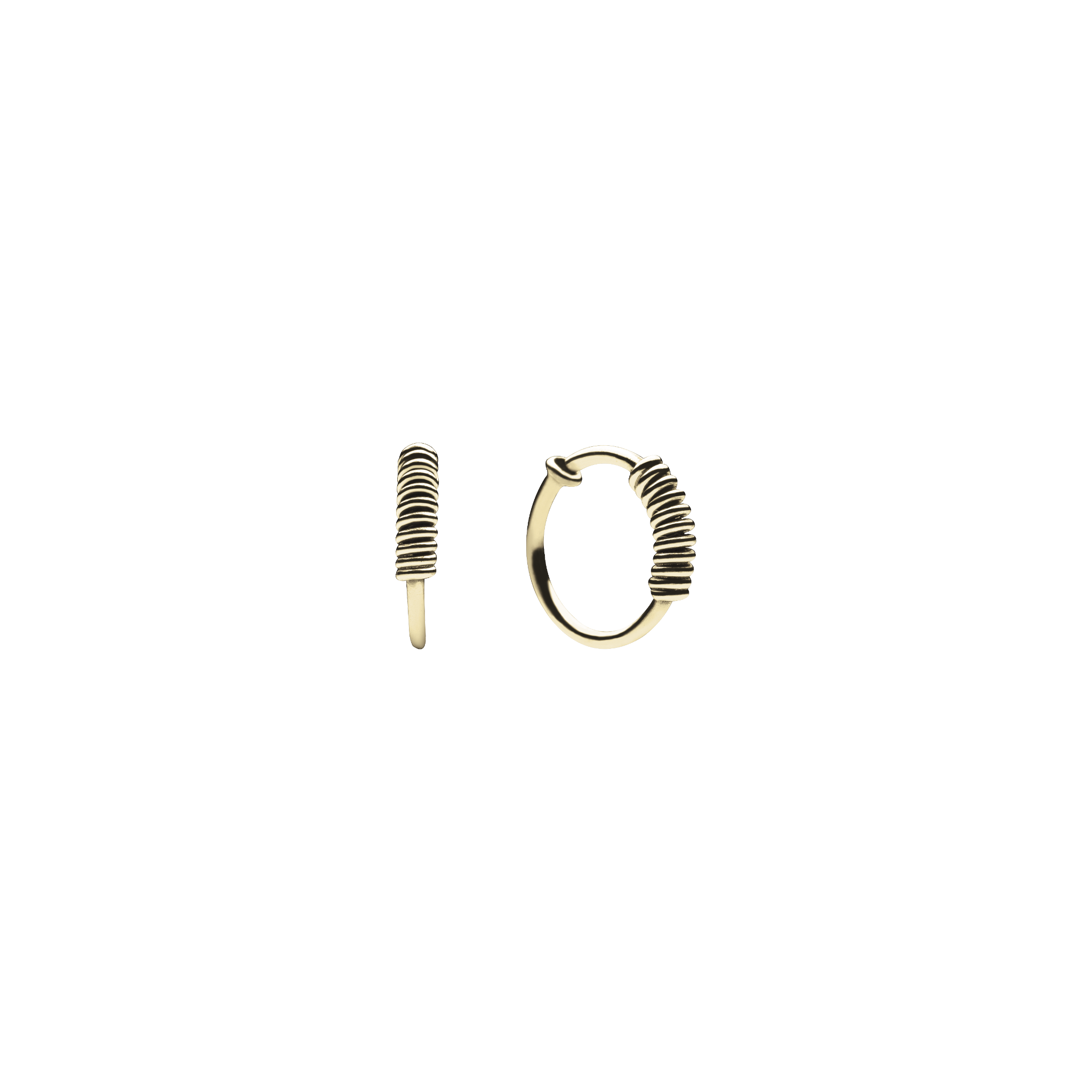 Tiny Edie Gold Earrings - 14 K