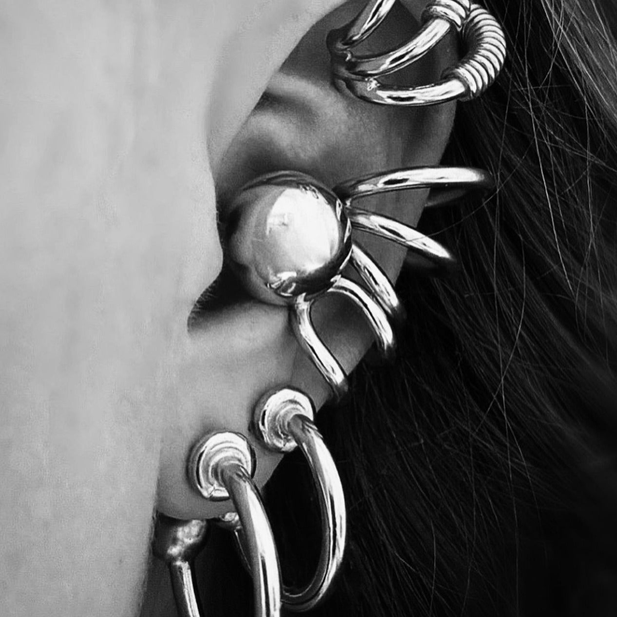 Ball Ear Cuffs
