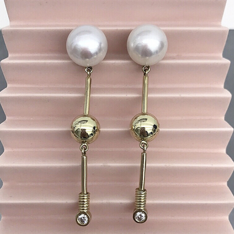 Fay Pearl Earrings - 14K