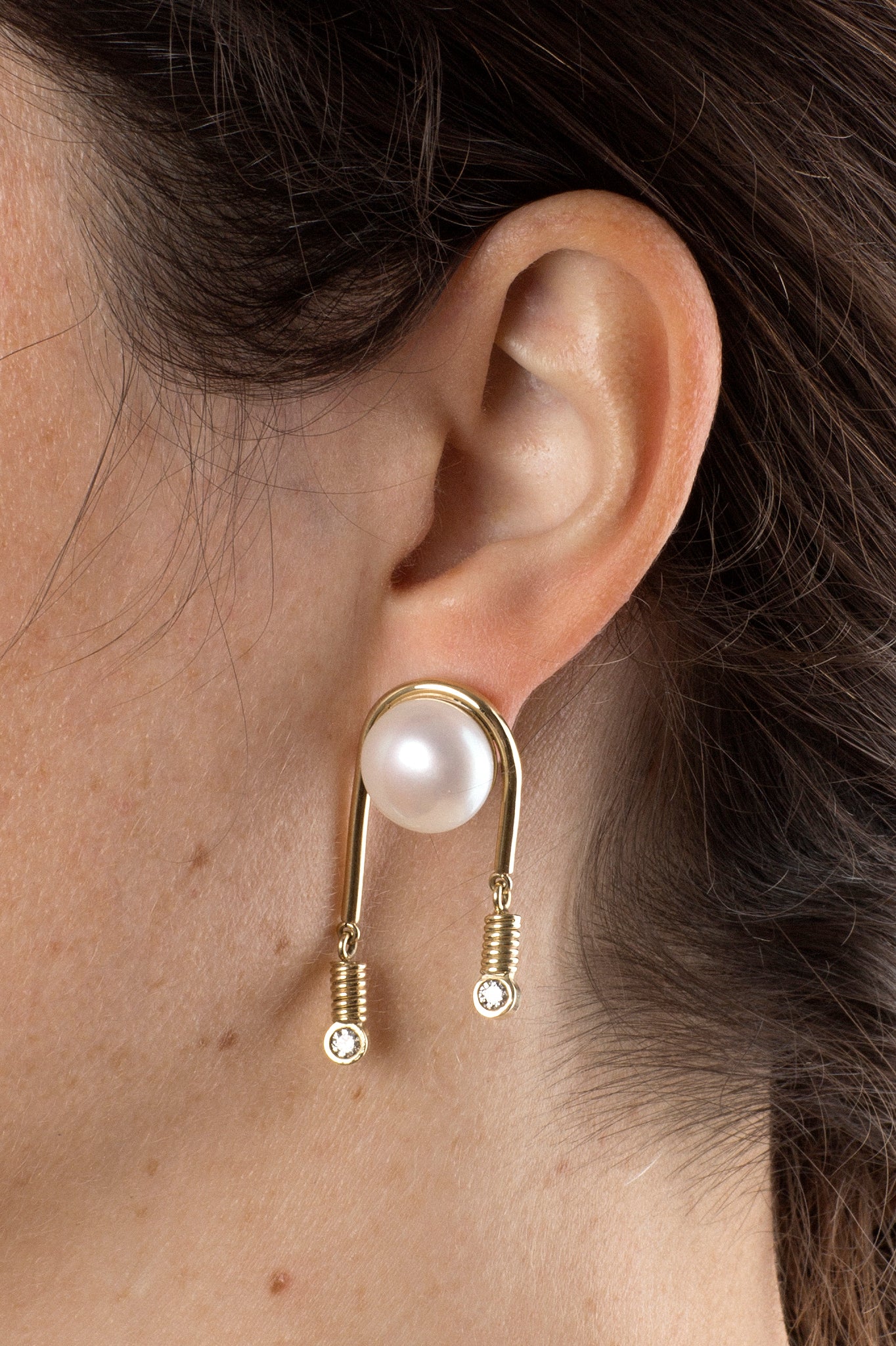 Somnia Pearl Earrings - 14K