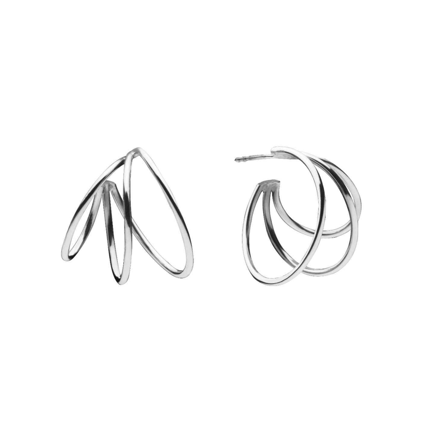 Triple Hoop Earrings