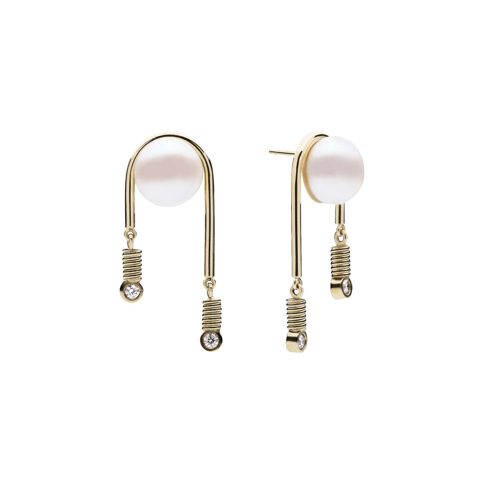 Somnia Pearl Earrings - 14K