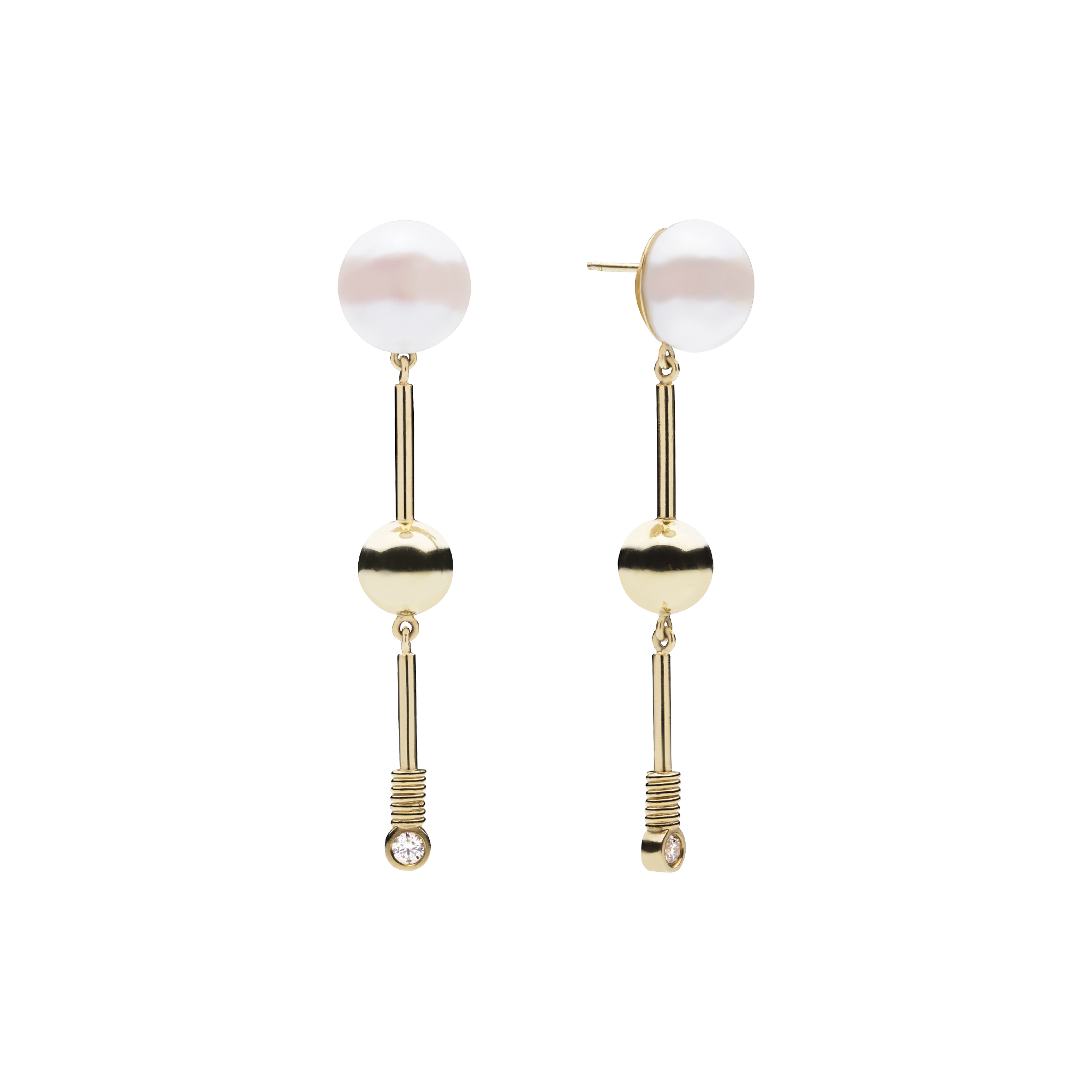 Fay Pearl Earrings - 14K